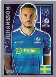 2015-16 Topps UEFA Champions League Stickers #541 Erik Johansson Front