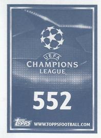 2015-16 Topps UEFA Champions League Stickers #552 Mathew Ryan Back