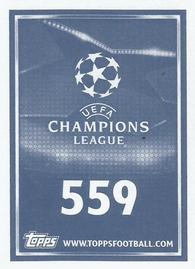2015-16 Topps UEFA Champions League Stickers #559 Javi Fuego Back