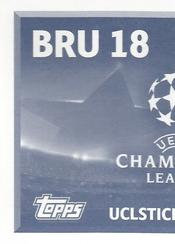 2016-17 Topps UEFA Champions League Stickers #BRU18 Jelle Vossen Back