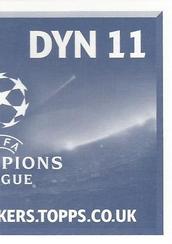 2016-17 Topps UEFA Champions League Stickers #DYN11 Serhiy Sydorchuk Back