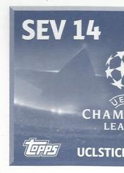 2016-17 Topps UEFA Champions League Stickers #SEV14 Ganso Back
