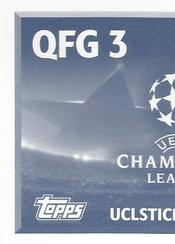 2016-17 Topps UEFA Champions League Stickers #QFG3 Claudio Bravo Back