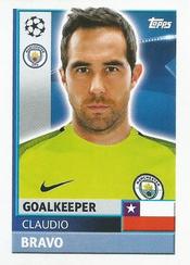 2016-17 Topps UEFA Champions League Stickers #QFG3 Claudio Bravo Front
