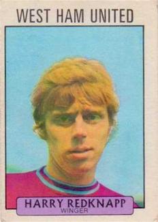 1971-72 A&BC Gum English Footballers (Purple Backs) #215 Harry Redknapp Front