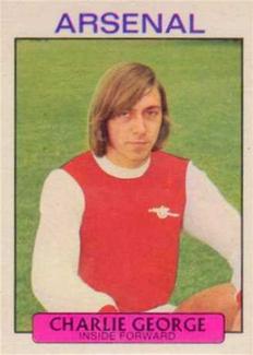 1971-72 A&BC Gum English Footballers (Purple Backs) #217 Charlie George Front