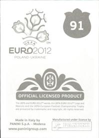 2012 Panini UEFA Euro 2012 Stickers #91 Nikos Spyropoulos Back