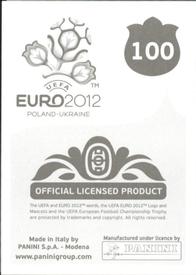 2012 Panini UEFA Euro 2012 Stickers #100 Angelos Charisteas Back