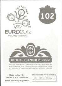 2012 Panini UEFA Euro 2012 Stickers #102 Fanis Gekas Back