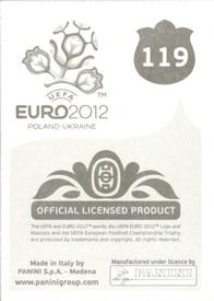 2012 Panini UEFA Euro 2012 Stickers #119 Roman Shishkin Back