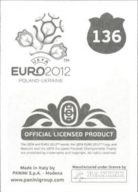 2012 Panini UEFA Euro 2012 Stickers #136 Slavek & Slavko Back