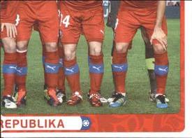 2012 Panini UEFA Euro 2012 Stickers #141 Team - Czech Republic Front