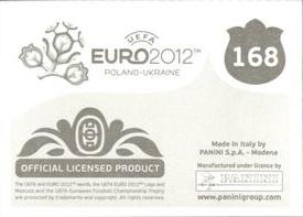 2012 Panini UEFA Euro 2012 Stickers #168 Team - Netherlands Back
