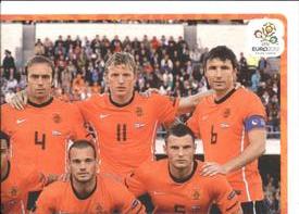 2012 Panini UEFA Euro 2012 Stickers #168 Team - Netherlands Front
