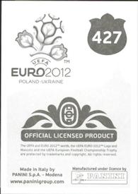2012 Panini UEFA Euro 2012 Stickers #427 Badge - Sweden Back