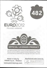 2012 Panini UEFA Euro 2012 Stickers #482 Samir Nasri Back
