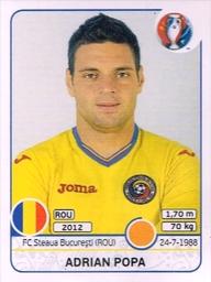 2016 Panini UEFA Euro Stickers #64 Adrian Popa Front