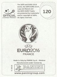 2016 Panini UEFA Euro Stickers #120 Josip Drmic Back
