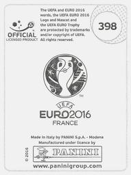 2016 Panini UEFA Euro Stickers #398 Borek Dockal Back
