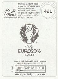 2016 Panini UEFA Euro Stickers #421 Oğuzhan Özyakup Back