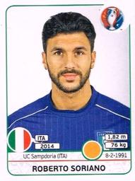 2016 Panini UEFA Euro Stickers #509 Roberto Soriano Front