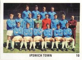 1970 The Sun Football Swap Cards #10 Team Photo Front