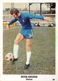1970 The Sun Football Swap Cards #94 Peter Osgood Front