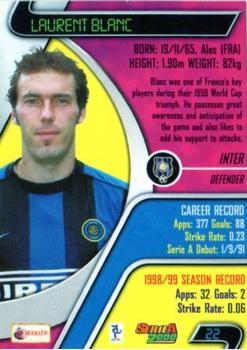 2000 Merlin Serie A #22 Laurent Blanc Back