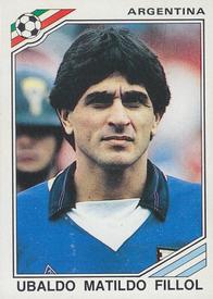 1986 Panini World Cup Stickers #74 Ubaldo Matildo Fillol Front