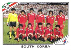 1986 Panini World Cup Stickers #91 Team South Korea Front