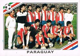 1986 Panini World Cup Stickers #147 Team Paraguay Front