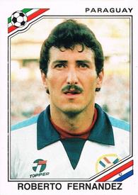 1986 Panini World Cup Stickers #148 Roberto Fernandez Front