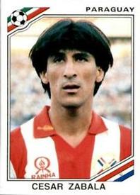 1986 Panini World Cup Stickers #151 Cesar Zabala Front