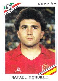 1986 Panini World Cup Stickers #267 Rafael Gordillo Front