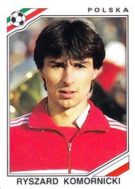 1986 Panini World Cup Stickers #373 Ryszard Komornicki Front