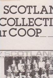 1982 Co-Operative Society World Cup Stickers #P 20 Danny McGrain Back
