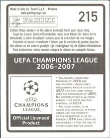 2006-07 Panini UEFA Champions League Stickers #215 Leo Back