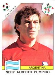 1990 Panini Italia '90 World Cup Stickers #115 Nery Alberto Pumpido Front