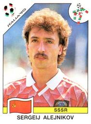 1990 Panini Italia '90 World Cup Stickers #143 Sergeij Alejnikov Front