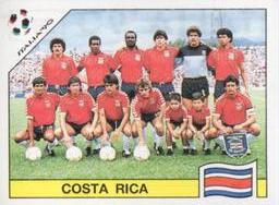 1990 Panini Italia '90 World Cup Stickers #181 Team photo Costa Rica Front