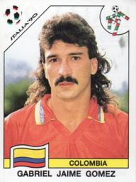 1990 Panini Italia '90 World Cup Stickers #296 Gabriel Jaime Gomez Front
