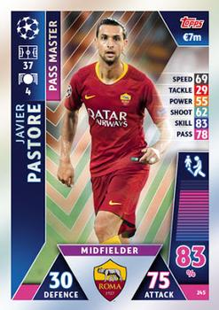 2018-19 Topps Match Attax UEFA Champions League #245 Javier Pastore Front