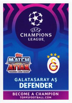 2018-19 Topps Match Attax UEFA Champions League #378 Maicon / Serdar Aziz Back
