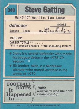 1979-80 Topps #348 Steve Gatting Back