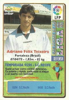 1996-97 Mundicromo Sport Las Fichas de La Liga - Ultima Hora II #188 Adriano Back
