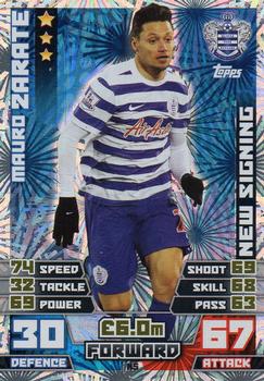 2014-15 Topps Match Attax Premier League Extra - New Signing #N5 Mauro Zarate Front