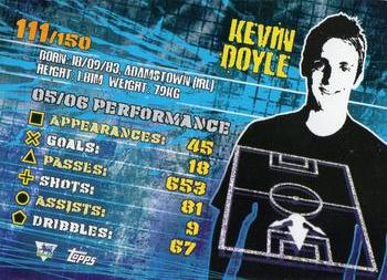 2007 Topps Premier Gold #111 Kevin Doyle Back