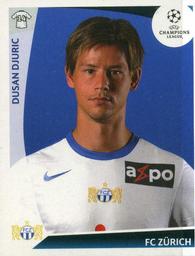 2009-10 Panini UEFA Champions League Stickers #202 Dusan Djuric Front