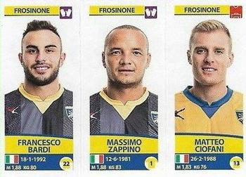 2017-18 Panini Calciatori Stickers #642 Francesco Bardi / Massimo Zappino / Matteo Ciofani Front