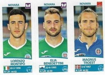 2017-18 Panini Calciatori Stickers #649 Lorenzo Montipo / Elia Benedettini / Magnus Troest Front